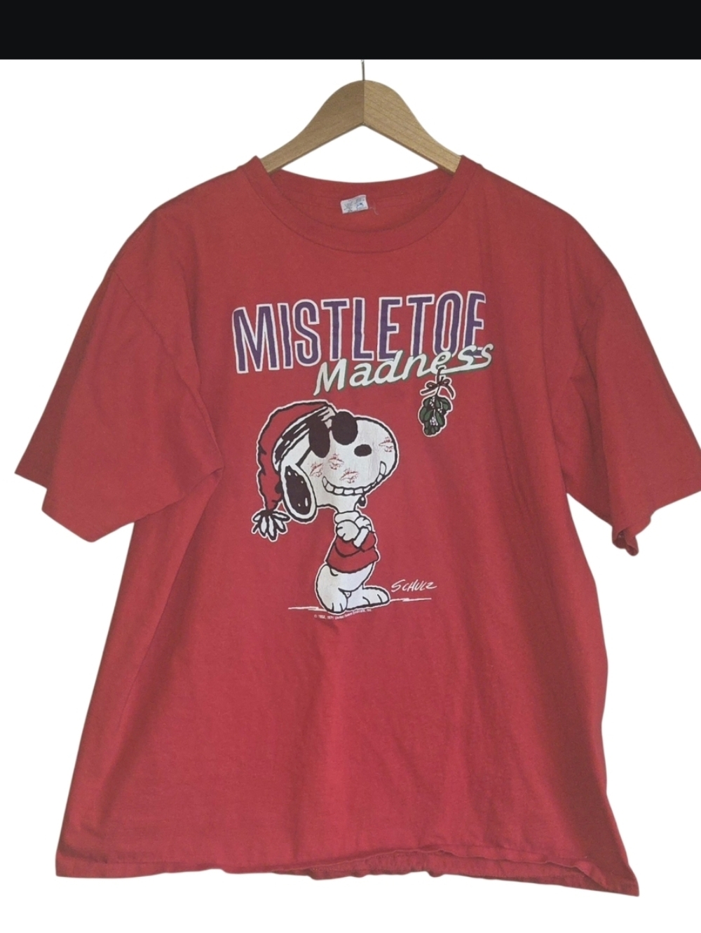 Snoopy Mistletoe Madness Tee